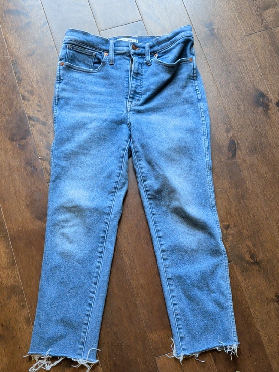 Madewell Denim - Madewell Medium Wash Straight Leg Jeans - Blue